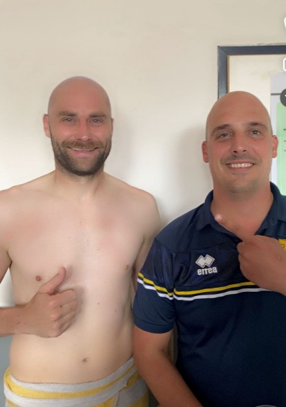 dsg ferlach stephan bürgler und trainer mario woschitz