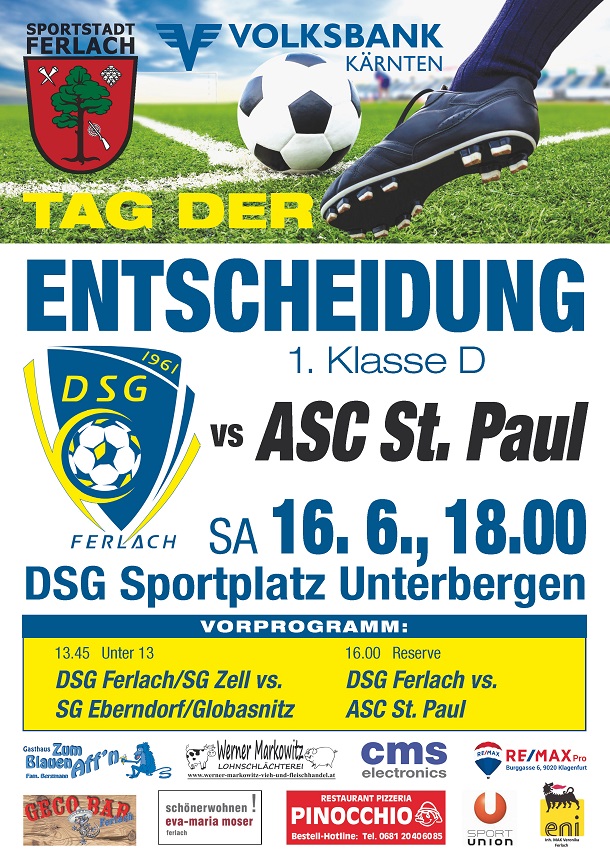 DSG Ferlach Plakat