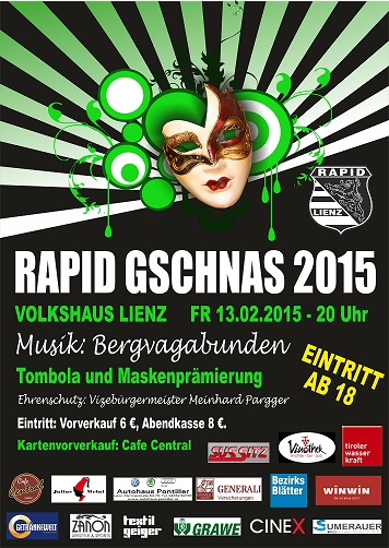 Rapid Gschnas Plakat 2015