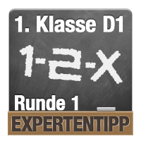 1. Klasse D1: Expertentipp Runde 1