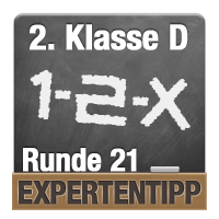 2. Klasse D: Expertentipp Runde 21