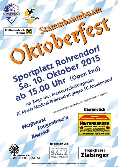 Oktoberfest Rohrendorf 2015